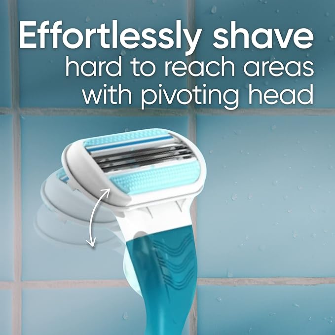 Gillette Venus Women's Razor, 1 Handle + 2 Refills, Pack of 2 | Smooth
