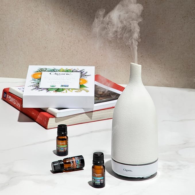 Cliganic Organic Sweet Orange Essential Oil, 10ml - 100% Pure Natural for Aromatherapy Diffuser | Non-GMO Verified (Packaging May Vary)