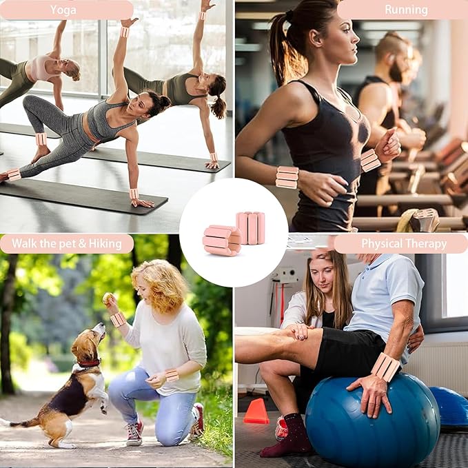 Ankle Weights Set of 2(1Lbs Each)