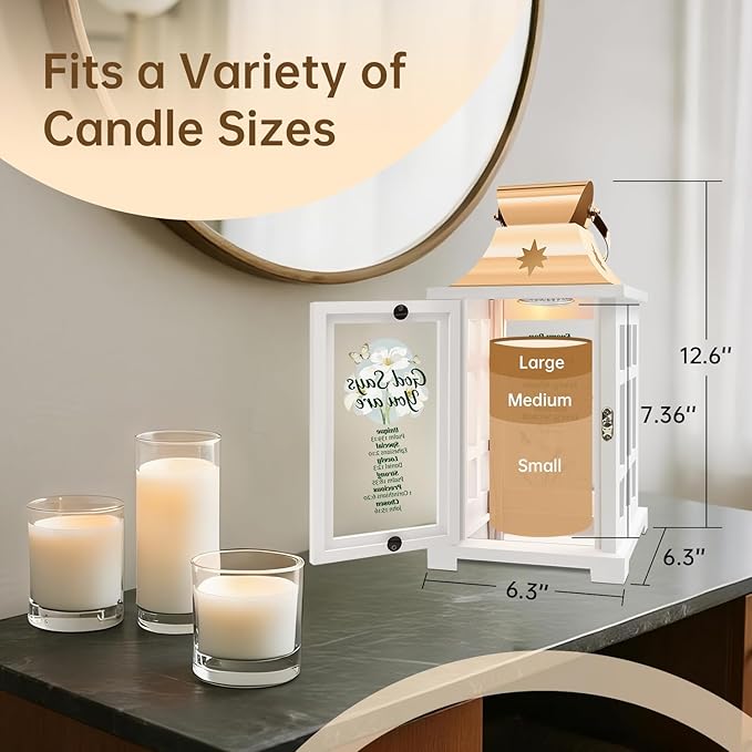 Christian Gifts for Women Birthday, Candle Warmer Lamp with Timer Dimmer, Christmas Birthday Gifts for Mom Women Sister, House Warming Gifts, Decorations for Room Home Decor, Wax Melt Warmer