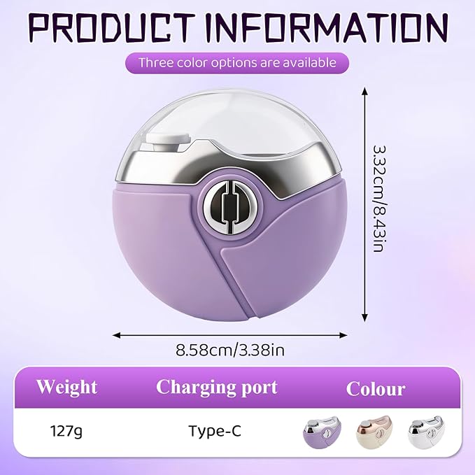 2026 Upgraded Electric Nail Clipper, 3 in 1 Electric Polishing Automatic Nail Clippers, Multi-Functional Electric Nail Trimmer with 2 Adjustable Speeds, Nail Trimmer for Seniors, Adults (Beige)