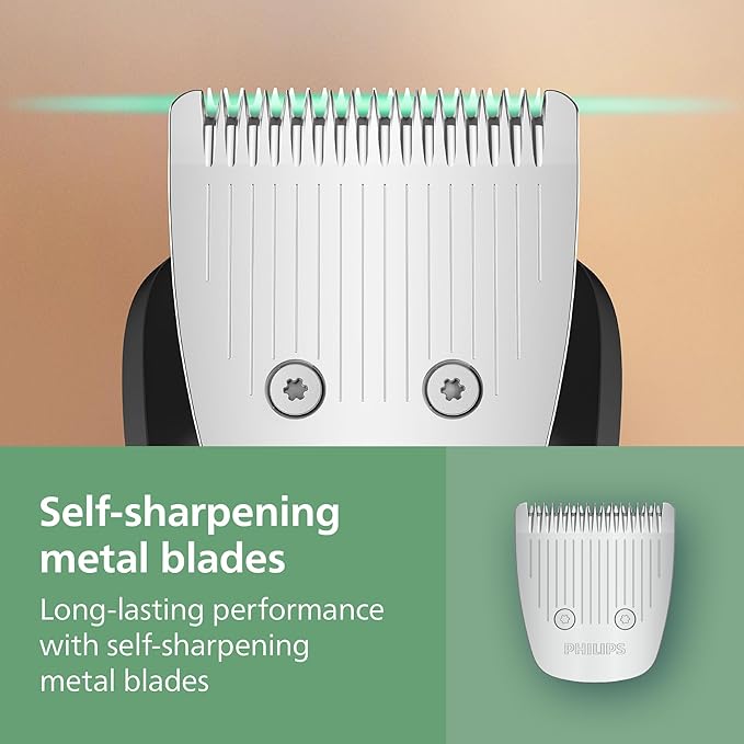 Norelco Philips All-in-One 9000 Series 23-Piece Trimmer - Electric Shaver and Clipper for Face, Beard, Head & Body, Self-Sharpening Full Metal Blades, 29 Length Settings (0.5-16 mm), MG9575/49