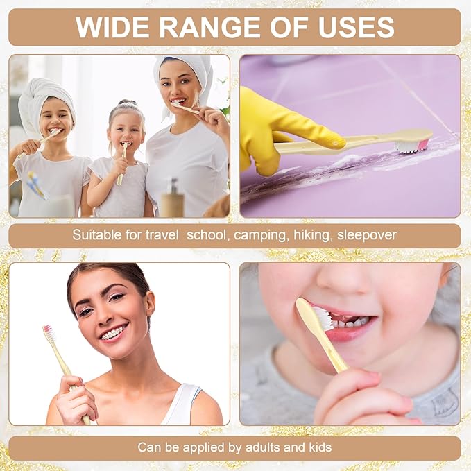 Tessco 1500 Pack Disposable Toothbrushes Bulk Soft Bristle Tooth Brush Individually Wrapped Toothbrush Pack Use for Hotel Toiletries Camping Office School Adult Homeless Hygiene Supply