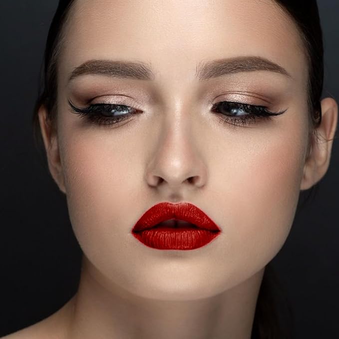 Classic Red Velvet Mousse Liquid Lipstick | High-Pigmented Non-Sticky Non-Drying | Rita