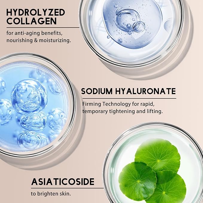 Seyoulala Instant Eye Firming Cream, Temporary Face Tightener Gel, Rapidly Reduces Under-Eye Bags, Dark Circles and Puffiness, Anti Aging Fine Lines, 24H Firming (1 oz, Unscented)