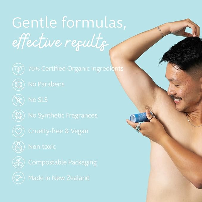 Slo | Natural Deodorant - All Natural Ingredients, Vegan & Cruelty Free, Compostable Packaging | Cedar + Sage, (1.94oz/55g)