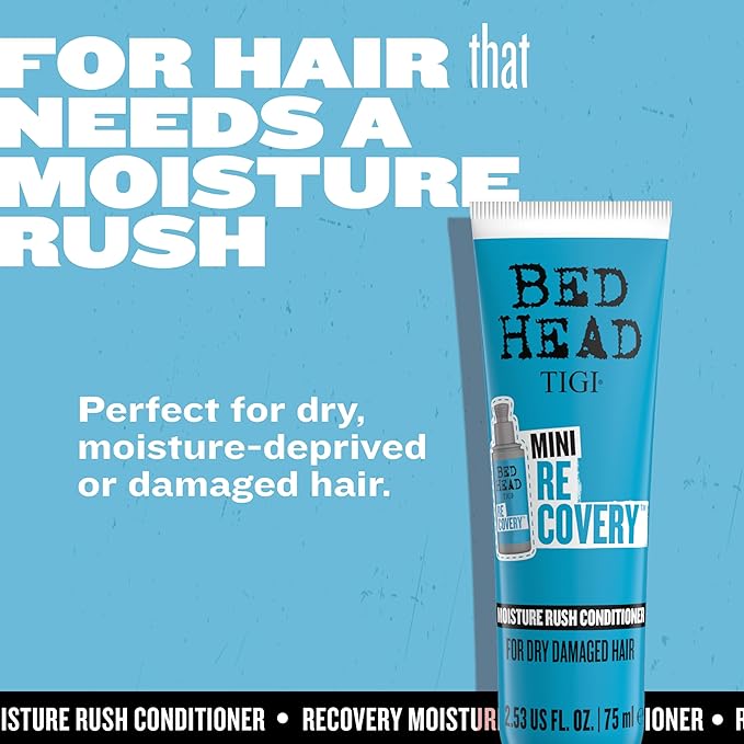 Bed Head by TIGI Recovery Conditioner, Travel Mini, 2.53 fl oz (Pack of 2)