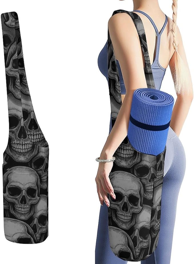 Stylish Yoga Mat Bag for Women Exercise Mat Holder with Shoulder Strap Yoga Mats Totes Sports Storage Bag