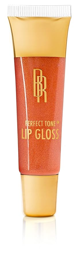 Black Radiance Perfect Tone Lip Gloss Caramel Kiss and Clear Shine, 0.4 Ounce 2-Pack