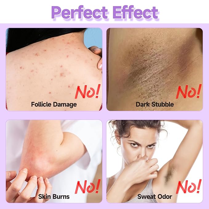 Facial Hair Removal Cream, Body Hair Removal Cream,Crema depiladora para mujer, Unisex Depilatory Lotion with Spatula – Smooth Skin