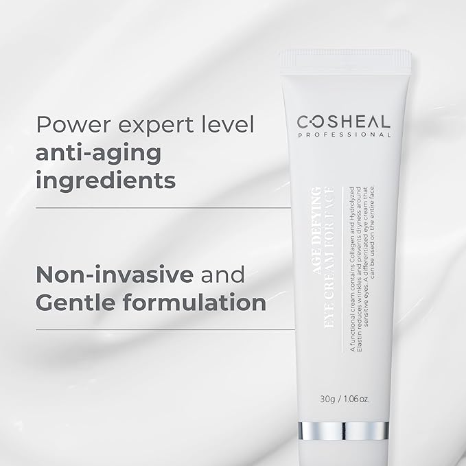 COSHEAL Age Defying Eye Cream 1.06 oz, Under Eye Anti-Aging Cream For Dark Circles & Lines, Suitable For Delicate Skin, Hypoallergenic, Wrinkle Care, Korean Skincare