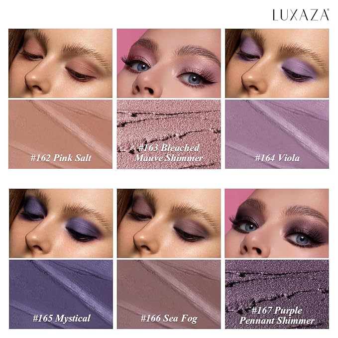 Neutral Eyeshadow Stick Makeup Set, Metallic Shimmer Matte Cream Eye Shadow Eyeliner Brightener Pencil Crayon - Classic 6PCS A012