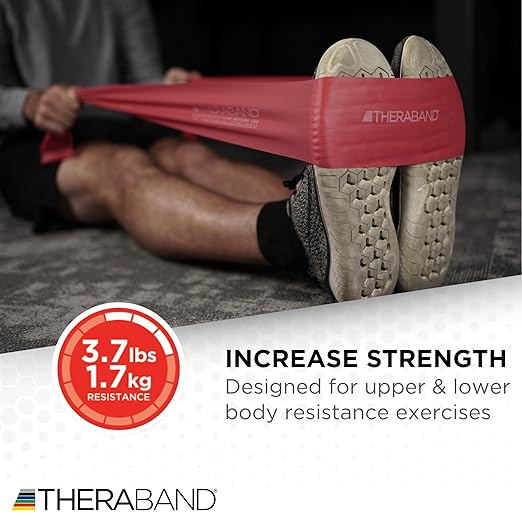 THERABAND Latex, Yellow/Red/Green - Beginner Set