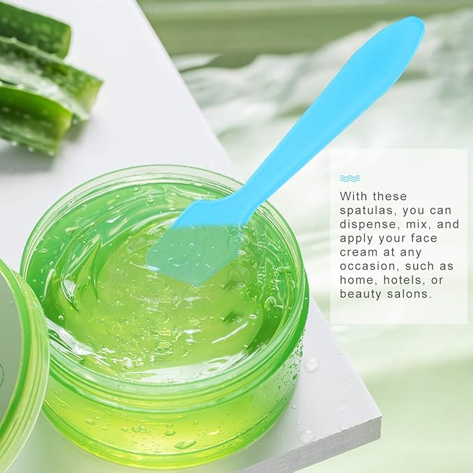 Beaupretty Cosmetic Spatula Stick 150pcs Cosmetic Spatula Plastic