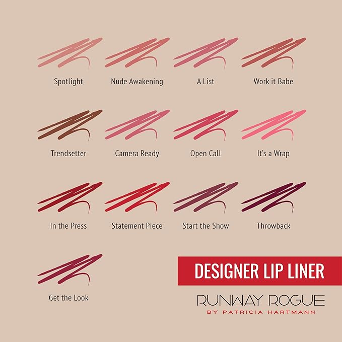 Runway Rogue Designer Liner Lip Pencil, Matte Blush-Pink Lip