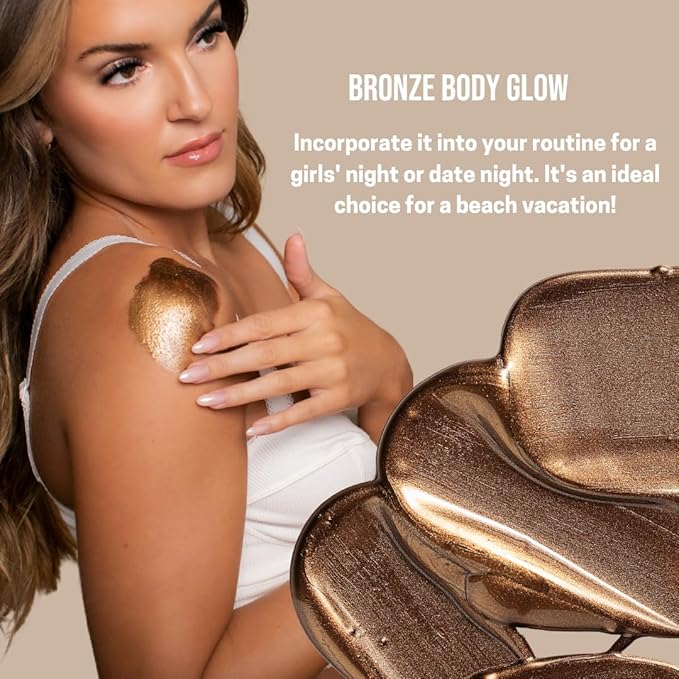 Bronze Cactus Pearlescent Body Glow After Tan Lotion – Vegan, Cruelty-Free | Restores & Calms Skin After Self-Tanning | Adds Pearlescent Shine | Dermatologically Tested After Tan Moisturizer | 8 fl.oz