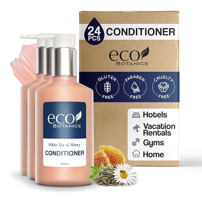 Terra Pure Eco Botanics Conditioner, Retail Size Hotel Amenities, 10.14 oz. (Case of 24)