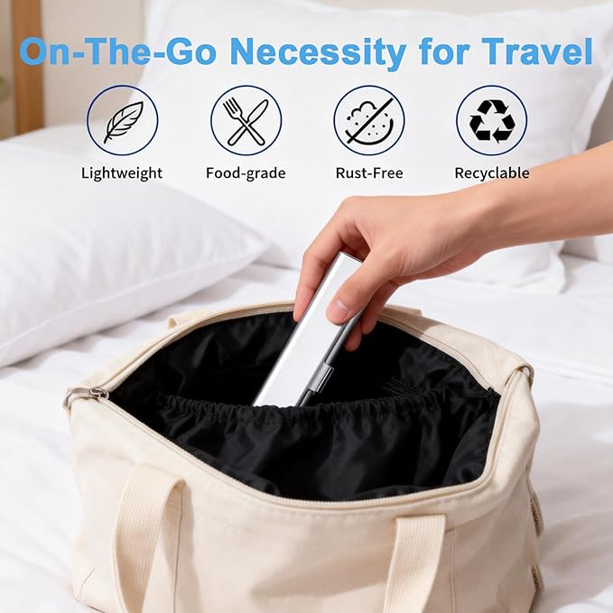 Portable Toothbrush Travel Case: Breathable & Dirt-Proof Hotel Camping Outdoor - Aluminum for Storage Recyclable Traveler (1, Silver)