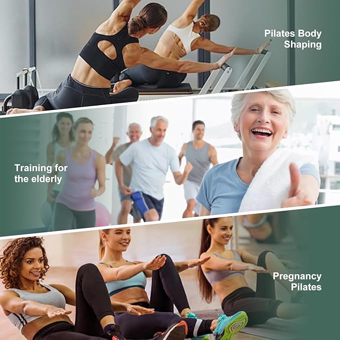 Yoga Pilates Resistance Ring, Anti-Slip Silicone Leg and Butt Trainer for Home Workouts, Postpartum Toning, Office Exercise