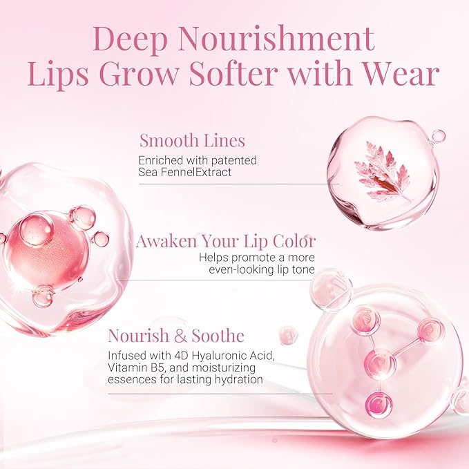 CARSLAN Stay Locked Lip Tint, Quick-Dry Long Lasting Transfer Proof Matte Lip Stain, Moisturizing Glow-Boosting Lightweight Lipstick (01)