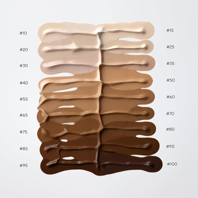 MÁDARA Organic Skincare |SKINONYM Semi-Matte Peptide Foundation, #10 PORCELAIN, 30ml – Natural foundation with collagen-supporting peptides, Semi-matte finish, Buildable coverage, Skincare benefits