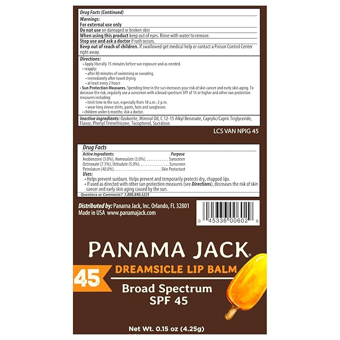 Panama Jack Sunscreen Lip Balm -