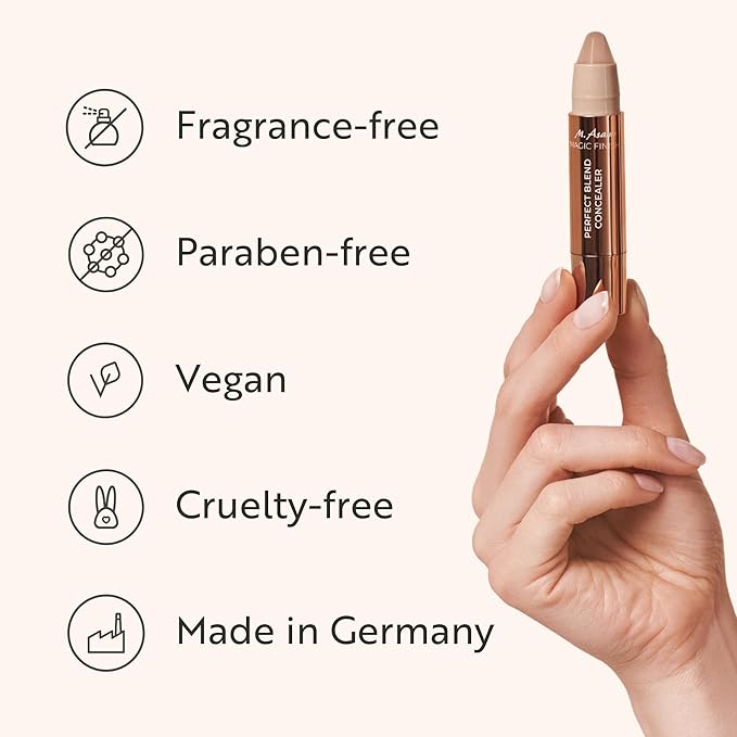 M. Asam MAGIC FINISH Perfect Blend Concealer Ivory (3g) – Long-Lasting Concealer Stick, Under Eye Brightener, Liquid-Glide Texture, Natural Look & Coverage, Face Makeup For All Skin Types