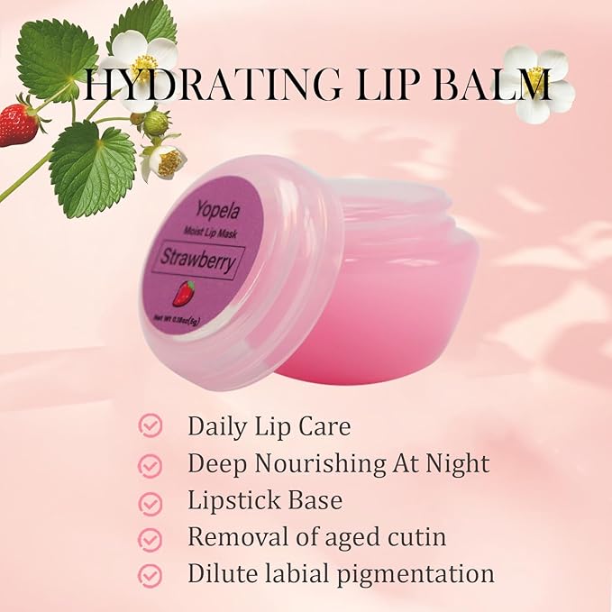6 Pack Cute Lip Mask Sleeping oz