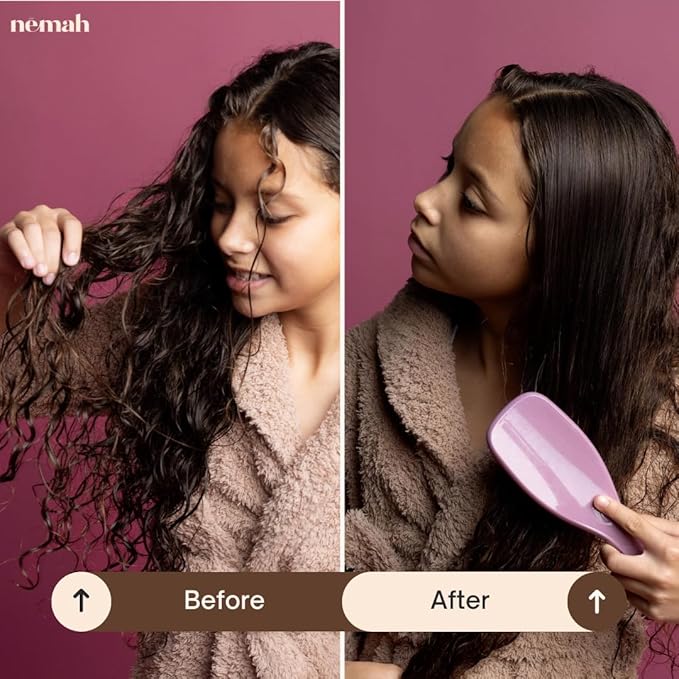 Nemah - Kids Leave-In Conditioner & Detangler with Squalane, Coconut Oil, and Rosemary - Dermatologist-Tested, Vegan, & Cruelty-Free - 4 oz.