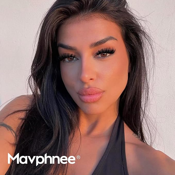 Lash Clusters Kit 100D Eyelash Clusters 12-21MM Long Spiky Cluster Eyelash Extensions Kit Mega Volume Individual Lash Extensions DIY Lash Spikes with Lash Bond and Seal and Tweezers by Mavphnee