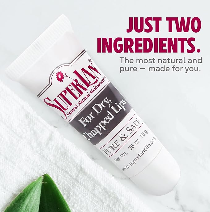 Organic Lanolin Lip Balm - Natural