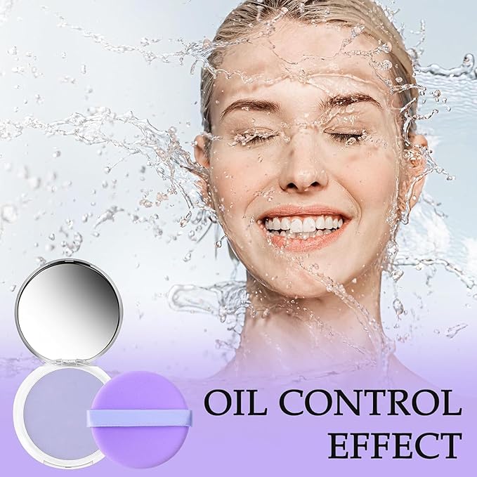 Chillab Lavender Matte Powder Oil Control Face Makeup Long-Lasting Makeup