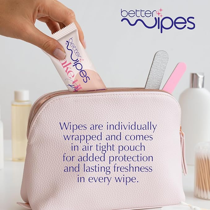 Makeup Remover Wipes - Extra Thick, Alcohol-Free Makeup Wipes for Face | Removes Waterproof Makeup, Dirt, Oil | Hypoallergenic, Individually Wrap Face Clean Wipes | Travel Size | 25 Wipes