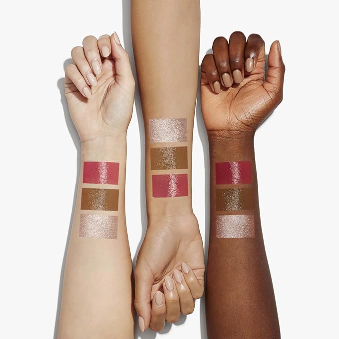 3Pcs Liquid Contour Makeup Trio with Bronzer Shade,