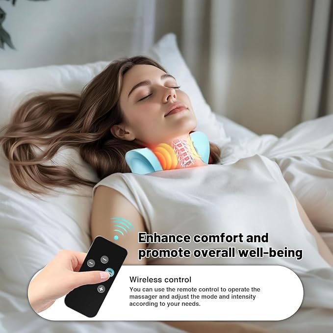 Neck Massager 2025, Neck and Shoulder Relaxer, Back Massager Pillow with Heat,4d Electric Back Massage Pillow, 3 Modes, Deep Tissue Relaxation for Shoulders, Suitable for Home, Office