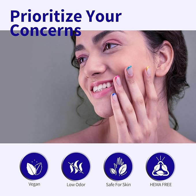 CANNI Royal Blue Gel Nail Polish, 1Pcs Navy Blue Gel Polish Dark Cobalt Deep Color Soak Off U V Nail French Nail Manicure Salon DIY