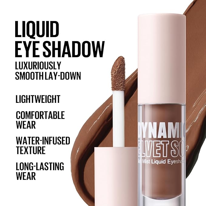 Erinde Liquid Eyeshadow Matte - 8 Colors Liquid Eye Shadow Base Beige, Neutral Naked Buildable Blendable Crease-Proof Cream Eyeshadow, Waterproof Long-Lasting Eye Makeup, Vegan & Cruelty-Free