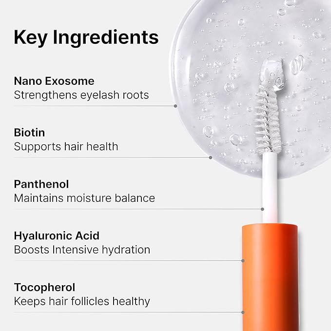 lilyeve GROWTURN Dual Lash Serum – Fuller & Longer-Looking Natural Eyelashes, Powered by Healthleaf Derived Exosome, 2-in-1 Mascara Serum for Day & Night Care, K-beauty, Korean Makeup, 0.27 fl. oz.