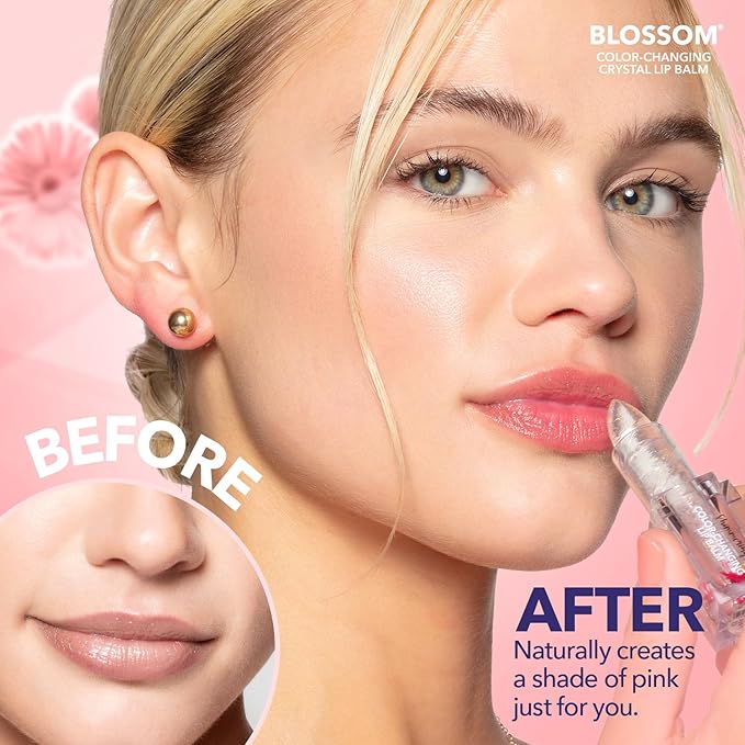 Blossom Moisturizing Color Changing Shimmering Lip Crystal