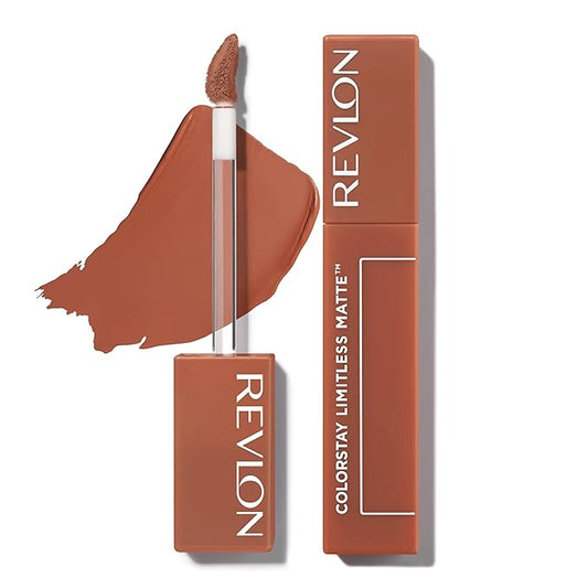 Revlon ColorStay Limitless Matte Liquid Lipstick, Vegan Formula, No-Budge, Longwear Lip Color, Long Lasting, Lightweight/Comfortable, Waterproof, 003 Upper Hand, 0.17 fl oz