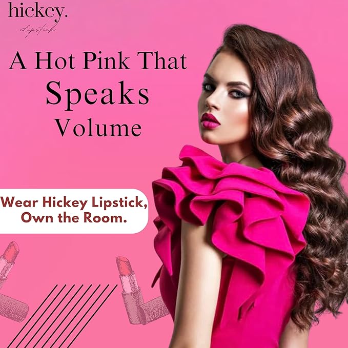Hickey Lipstick The Essentials Trio - 3 Piece Refill Set, Mile High (Red), Walk of Shame (Hot Pink), Birthday Suit (Nude), Long Lasting Hydrating Velvet Finish Lipstick for Women, Vegan & Gluten-Free