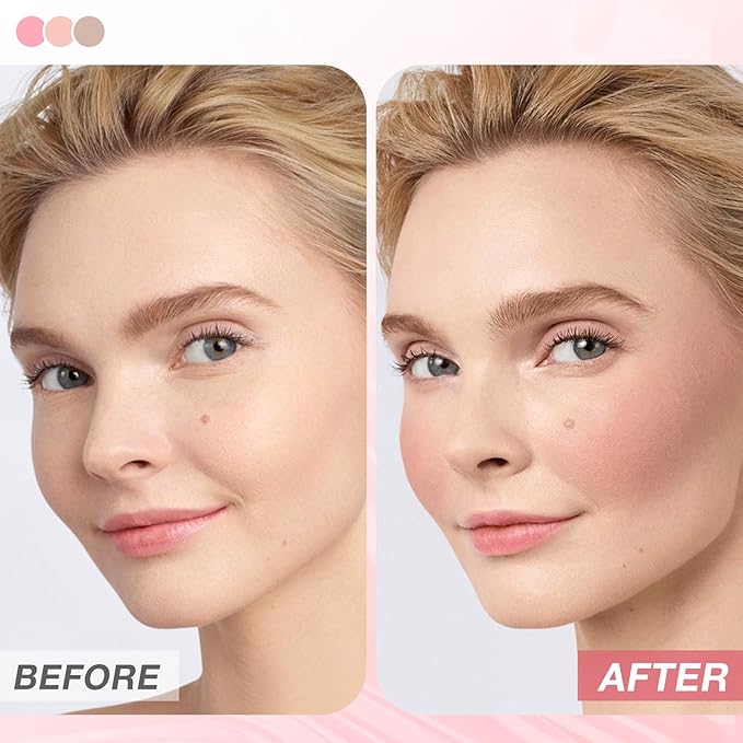 Boobeen Cream Blush Stick, Multi-Use Face Blush for & Blendable