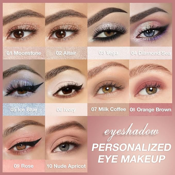 Single Cream Eyeshadow,Orange Brown Matte Eye shadow Pallette,Waterproof&Long Lasting Mini Eyeshadow,Soft Matte Eye Makeup,Vegan & Cruelty-Free Eye shadow for Brown Blue Green Eyes #08