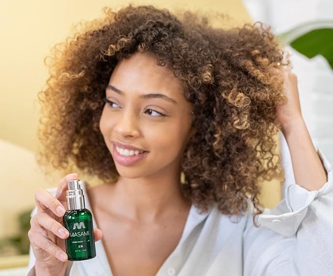MASAMI Mekabu Hydrating Shine Serum | Sulfate Free | Paraben Free | Phthalate Free | Cruelty Free | Vegan | Salon Quality | Color Safe