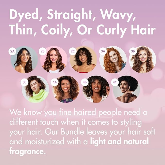 MopTop Curly Hair Routine, Gentle Shampoo + Daily Conditioner + Styling Gel for Wavy and Coily Tresses, Color Safe, Moisturizing Women's Hair Care
