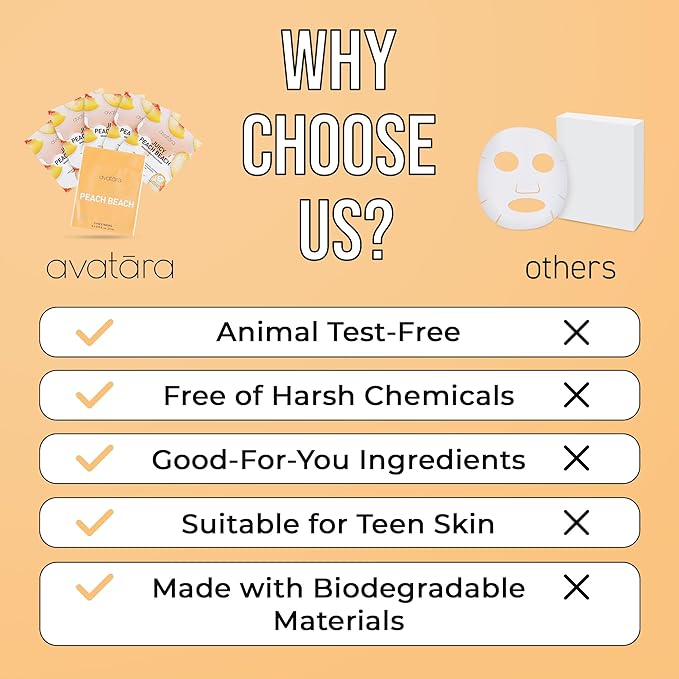 Avatara Juicy Peach Brightening Facial Mask