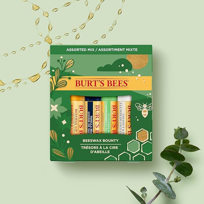 Burt's Bees Holiday Gift, 4 Lip Vanilla,