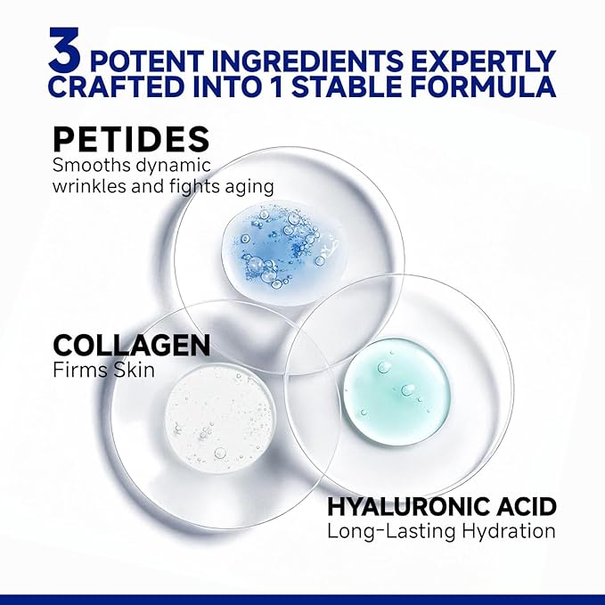 Dr Vincent Peptide Under Eye Patches, Firming Eye Patches Instant Reduces Dark Circles and Puffiness, Collagen Under Eye Mask for Bags Treatment, Wrinkles, 24 Pairs