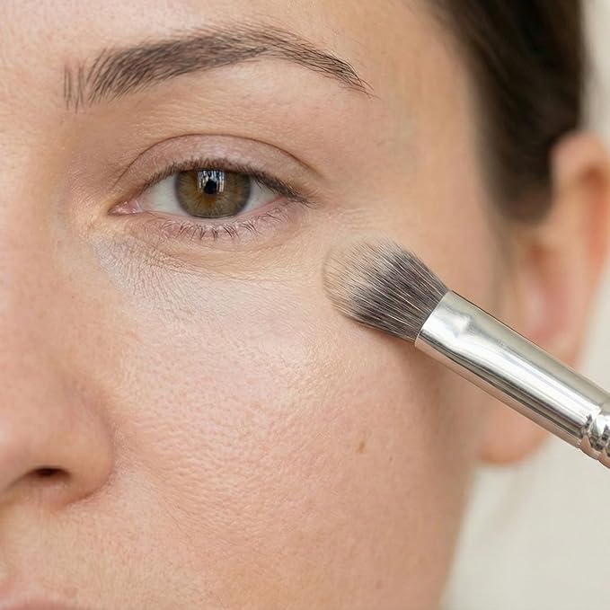 ZAQ Eye Shadow Brush for Blending, Concealer, Professional Tools for Applying Cream, Liquid Shadows and Eye Primer Base with Vegan Bristles