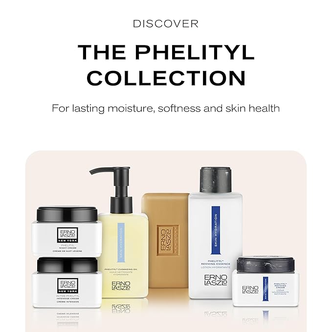 Erno Laszlo Phelityl Reviving Cream, Skin Moisturizer for Face and Neck, Day and Night Cream for Healthy-Looking Complexion, Hydrates Up to 24 Hours, 1.7 FL Oz